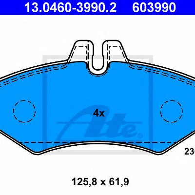 Disk pločice ATE 13.0460-3990.2