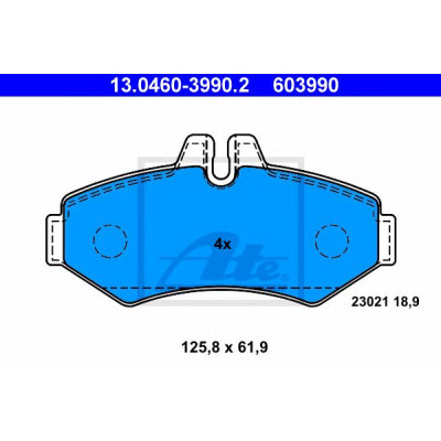 Disk pločice ATE 13.0460-3990.2