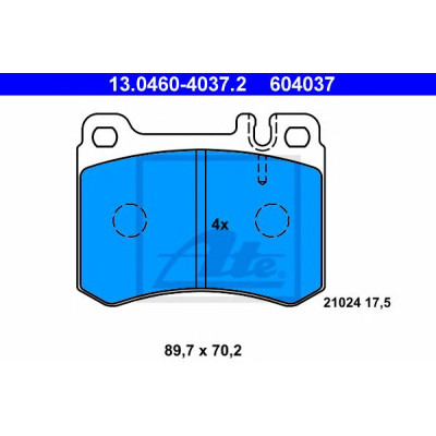 Disk pločice ATE 13.0460-4037.2