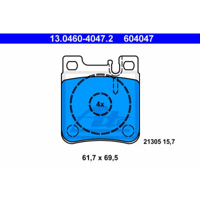 Disk pločice ATE 13.0460-4047.2