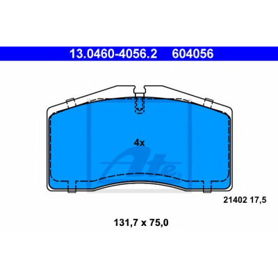 Disk pločice ATE 13.0460-4056.2