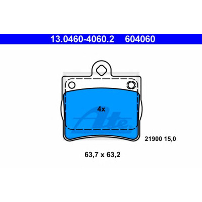 Disk pločice ATE 13.0460-4060.2