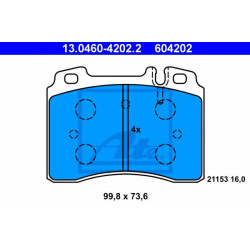 Disk pločice ATE 13.0460-4202.2