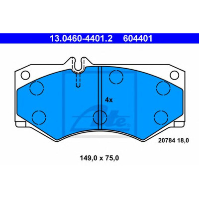 Disk pločice ATE 13.0460-4401.2