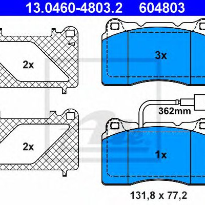 Disk pločice ATE 13.0460-4803.2
