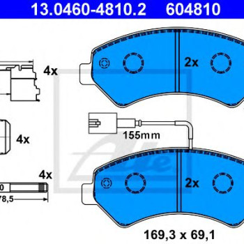 Disk pločice ATE 13.0460-4810.2