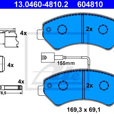 Disk pločice ATE 13.0460-4810.2
