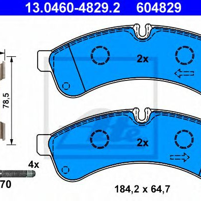 Disk pločice ATE 13.0460-4829.2
