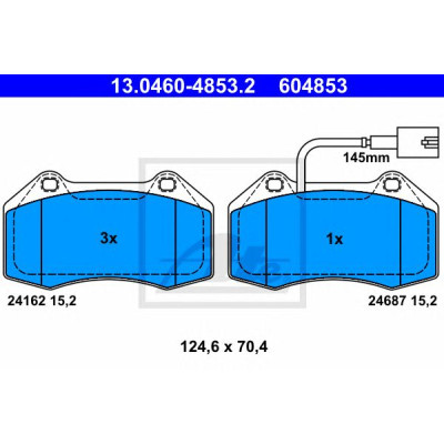 Disk pločice ATE 13.0460-4853.2