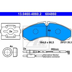 Disk pločice ATE 13.0460-4860.2