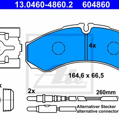 Disk pločice ATE 13.0460-4860.2