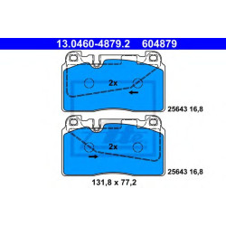 Disk pločice ATE 13.0460-4879.2