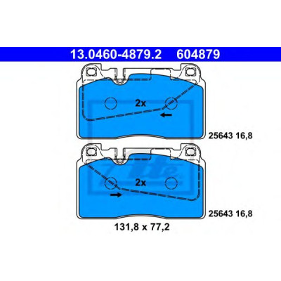 Disk pločice ATE 13.0460-4879.2
