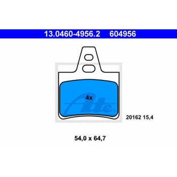 Disk pločice ATE 13.0460-4956.2