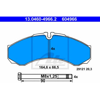 Disk pločice ATE 13.0460-4966.2