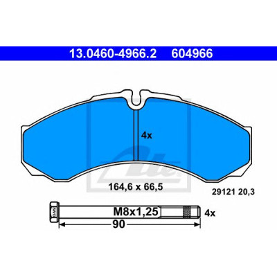 Disk pločice ATE 13.0460-4966.2