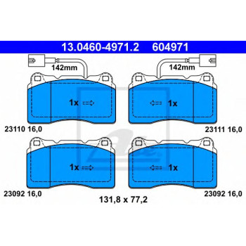 Disk pločice ATE 13.0460-4971.2
