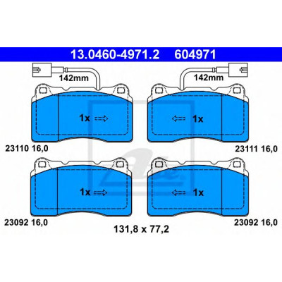 Disk pločice ATE 13.0460-4971.2