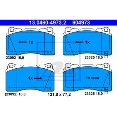 Disk pločice ATE 13.0460-4973.2
