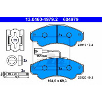Disk pločice ATE 13.0460-4979.2