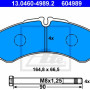 Disk pločice ATE 13.0460-4989.2