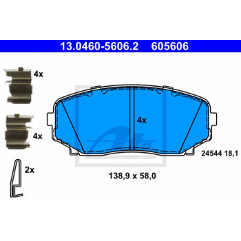 Disk pločice ATE 13.0460-5606.2