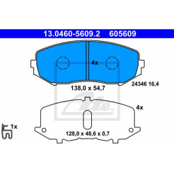 Disk pločice ATE 13.0460-5609.2