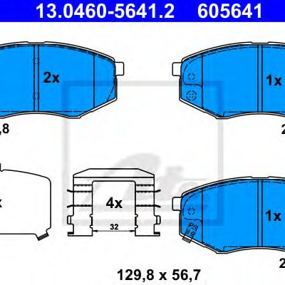 Disk pločice ATE 13.0460-5641.2