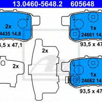 Disk pločice ATE 13.0460-5648.2