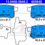 Disk pločice ATE 13.0460-5648.2