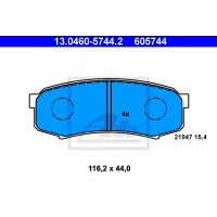 Disk pločice ATE 13.0460-5744.2