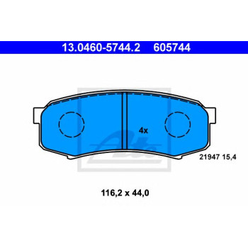 Disk pločice ATE 13.0460-5744.2