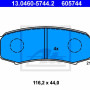 Disk pločice ATE 13.0460-5744.2