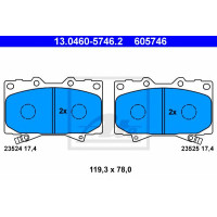 Disk pločice ATE 13.0460-5746.2