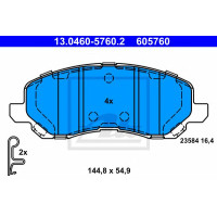 Disk pločice ATE 13.0460-5760.2