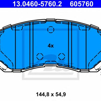Disk pločice ATE 13.0460-5760.2