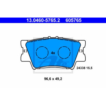 Disk pločice ATE 13.0460-5765.2