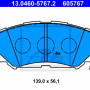 Disk pločice ATE 13.0460-5767.2