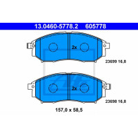 Disk pločice ATE 13.0460-5778.2