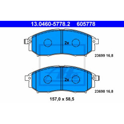 Disk pločice ATE 13.0460-5778.2
