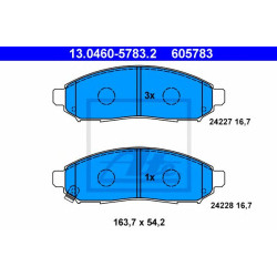 Disk pločice ATE 13.0460-5783.2