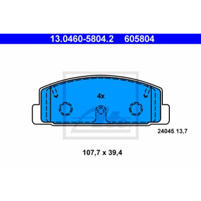 Disk pločice ATE 13.0460-5804.2