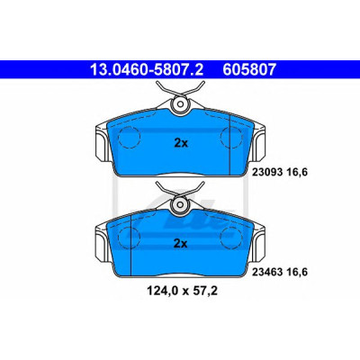 Disk pločice ATE 13.0460-5807.2