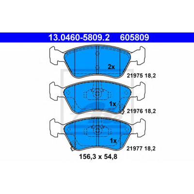 Disk pločice ATE 13.0460-5809.2