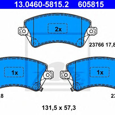 Disk pločice ATE 13.0460-5815.2