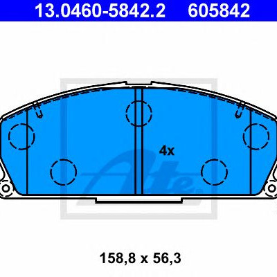 Disk pločice ATE 13.0460-5842.2