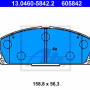 Disk pločice ATE 13.0460-5842.2