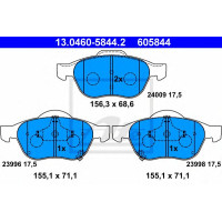 Disk pločice ATE 13.0460-5844.2