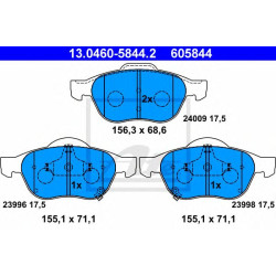 Disk pločice ATE 13.0460-5844.2