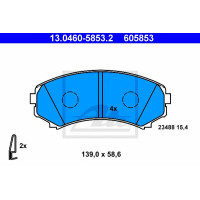 Disk pločice ATE 13.0460-5853.2